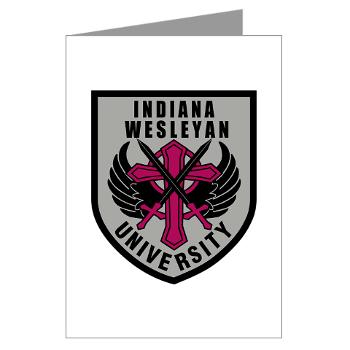 indwes - M01 - 02 - SSI - ROTC - Indiana Wesleyan University - Greeting Cards (Pk of 10)