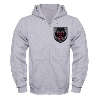 indwes - A01 - 03 - SSI - ROTC - Indiana Wesleyan University - Zip Hoodie - Click Image to Close