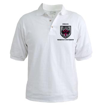 indwes - A01 - 04 - SSI - ROTC - Indiana Wesleyan University with Text - Golf Shirt - Click Image to Close
