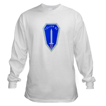 infantry - A01 - 03 - DUI - Infantry Center/School - Long Sleeve T-Shirt - Click Image to Close