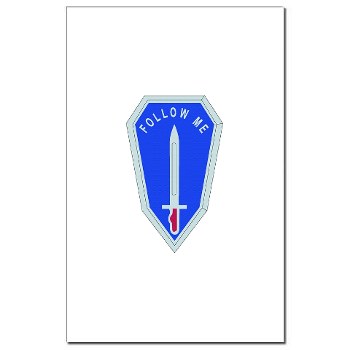 infantry - M01 - 02 - DUI - Infantry Center/School - Mini Poster Print