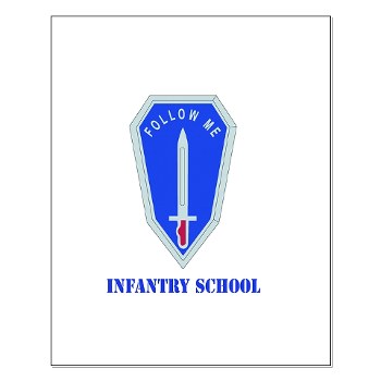infantry - M01 - 02 - DUI - Infantry Center/School with Text - Small Poster