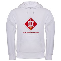 18EB - A01 - 03 - SSI - 18th Engineer Brigade with text Hooded Sweatshirt
