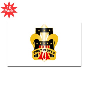 1A - M01 - 01 - DUI - First United States Army with Text Sticker (Rectangle 10 pk) - Click Image to Close