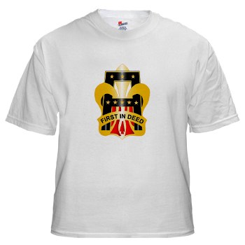 1A - A01 - 04 - DUI - First United States Army White T-Shirt - Click Image to Close