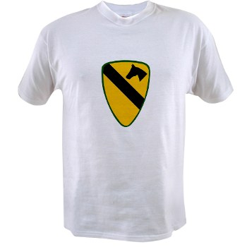 1CAV - A01 - 04 - SSI - 1st Cavalry Division Value T-shirt - Click Image to Close