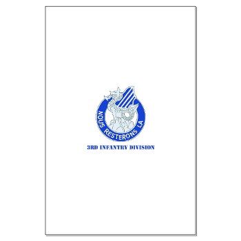 3ID - M01 - 02 - DUI - 3rd Infantry Division with Text Large Poster - Click Image to Close