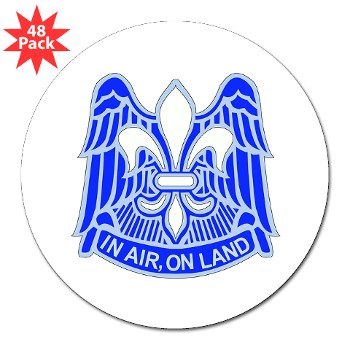 82DV - M01 - 01 - DUI - 82nd Airborne Division 3" Lapel Sticker (48 pk)