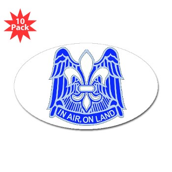 82DV - M01 - 01 - DUI - 82nd Airborne Division Sticker (Oval 10 pk)