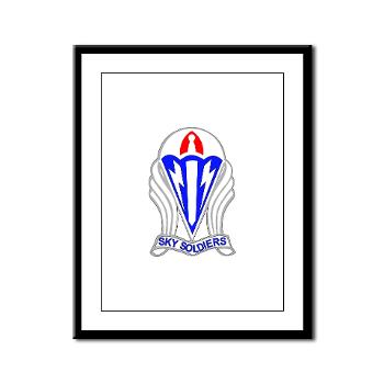 173ABCT - M01 - 02 - DUI - 173rd Airborne Brigade Combat Team - Framed Panel Print - Click Image to Close