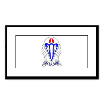 173ABCT - M01 - 02 - DUI - 173rd Airborne Brigade Combat Team - Small Framed Print - Click Image to Close