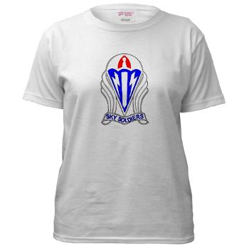 173ABCT - A01 - 04 - DUI - 173rd Airborne Brigade Combat Team - Women's T-Shirt