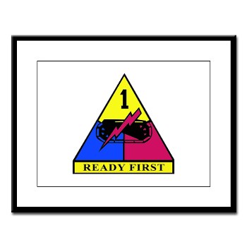1HBCTRF - M01 - 02 - DUI - 2nd Heavy BCT Ready First Large Framed Print