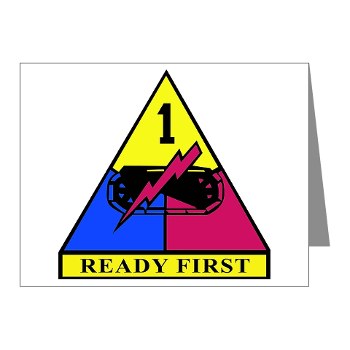 1HBCTRF - M01 - 02 - DUI - 2nd Heavy BCT Ready First Note Cards (Pk of 20) - Click Image to Close