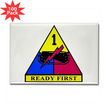 1HBCTRF - M01 - 01 - DUI - 2nd Heavy BCT Ready First Rectangle Magnet (100 pack)