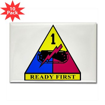 1HBCTRF - M01 - 01 - DUI - 2nd Heavy BCT Ready First Rectangle Magnet (10 pack)