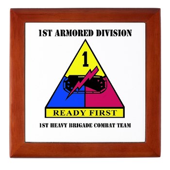 1HBCTRF - M01 - 03 - DUI - 2nd Heavy BCT Ready First with Text Keepsake Box