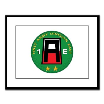 01AE - M01 - 02 - First Army Division East Large Framed Print - Click Image to Close