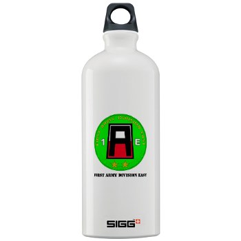 01AE - M01 - 03 - First Army Division East with Text Sigg Water Bottle 1.0L