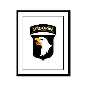 101ABN - M01 - 02 - SSI - 101st Airborne Division Framed Panel Print - Click Image to Close