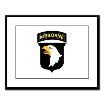 101ABN - M01 - 02 - SSI - 101st Airborne Division Large Framed Print - Click Image to Close