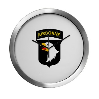 101ABN - M01 - 03 - SSI - 101st Airborne Division Modern Wall Clock