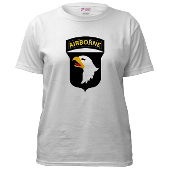 101ABN - A01 - 04 - SSI - 101st Airborne Division Women's T-Shirt