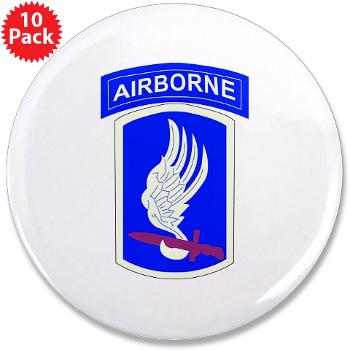 173ABCT - M01 - 01 - SSI - 173rd - Airborne Brigade Combat Team - 3.5" Button (10 pack)