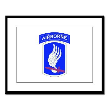 173ABCT - M01 - 02 - SSI - 173rd - Airborne Brigade Combat Team - Large Framed Print