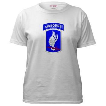 173ABCT - A01 - 04 - SSI - 173rd - Airborne Brigade Combat Team - Women's T-Shirt
