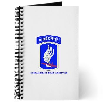 173ABCT - M01 - 02 - SSI - 173rd Airborne Brigade Combat Team with text - Journal