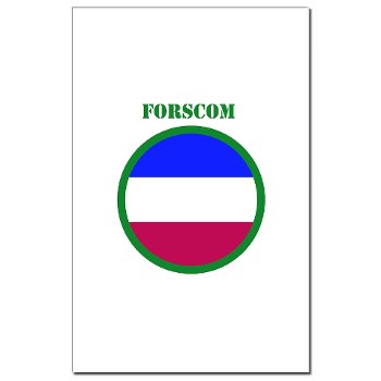 FORSCOM - M01 - 02 - SSI - FORSCOM with Text Mini Poster Print - Click Image to Close