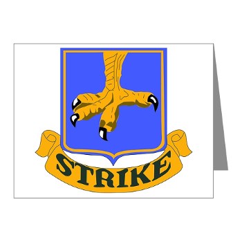 101ABN2BCTS - M01 - 02 - DUI - 2nd BCT - Strike - Note Cards (Pk of 20) - Click Image to Close
