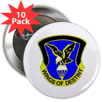 101ABNCAB - M01 - 01 - DUI - 101st Aviation Brigade - Wings of Destiny - 2.25" Button (10 pack) - Click Image to Close