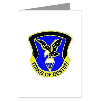 101ABNCAB - M01 - 02 - DUI - 101st Aviation Brigade - Wings of Destiny - Greeting Cards (Pk of 10) - Click Image to Close