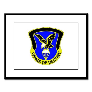 101ABNCAB - M01 - 02 - DUI - 101st Aviation Brigade - Wings of Destiny - Large Framed Print - Click Image to Close