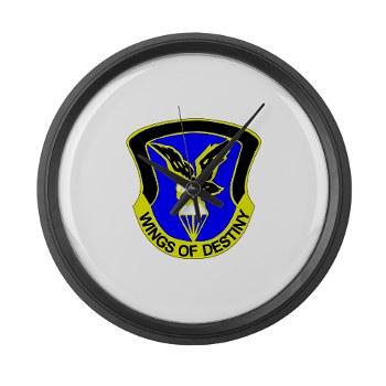 101ABNCAB - M01 - 03 - DUI - 101st Aviation Brigade - Wings of Destiny - Large Wall Clock