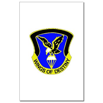 101ABNCAB - M01 - 02 - DUI - 101st Aviation Brigade - Wings of Destiny - Mini Poster Print
