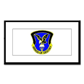 101ABNCAB - M01 - 02 - DUI - 101st Aviation Brigade - Wings of Destiny - Small Framed Print