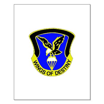 101ABNCAB - M01 - 02 - DUI - 101st Aviation Brigade - Wings of Destiny - Small Poster