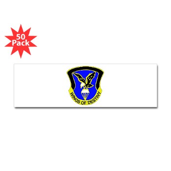 101ABNCAB - M01 - 01 - DUI - 101st Aviation Brigade - Wings of Destiny - Sticker (Bumper 50 pk)