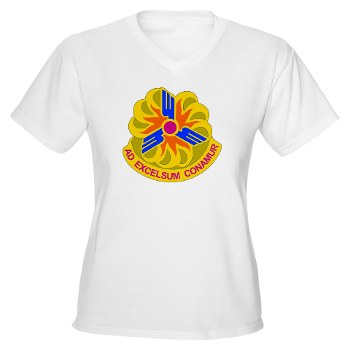 12CAB - A01 - 04 - DUI - 12th Combat Aviation Brigade - Women's V-Neck T-Shirt