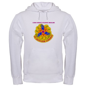 12CAB - A01 - 03 - DUI - 12th Combat Aviation Brigade With Text - Hooded Sweatshirt - Click Image to Close