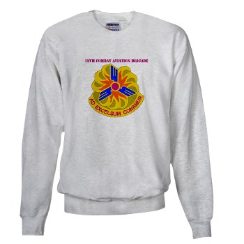 12CAB - A01 - 03 - DUI - 12th Combat Aviation Brigade With Text - Sweatshirt - Click Image to Close