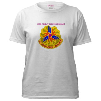 12CAB - A01 - 04 - DUI - 12th Combat Aviation Brigade With Text - Women's T-Shirt - Click Image to Close