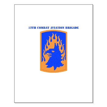 12CAB - M01 - 02 - SSI - 12th Combat Aviation Brigade with Text - Small Poster