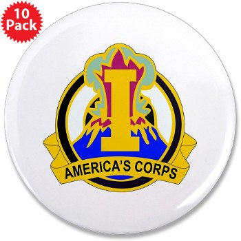 ICorps - M01 - 01 - DUI - I Corps 3.5\" Button (10 pack)
