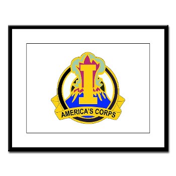 ICorps - M01 - 02 - DUI - I Corps Large Framed Print