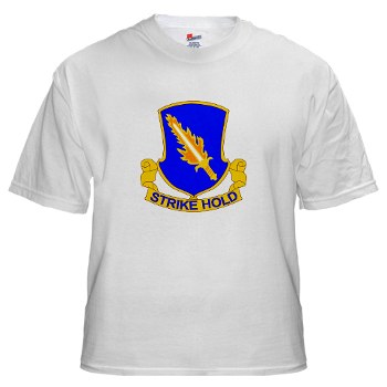 82DV1BCT - A01 - 04 - DUI - 1st Brigade Combat Team White T-Shirt