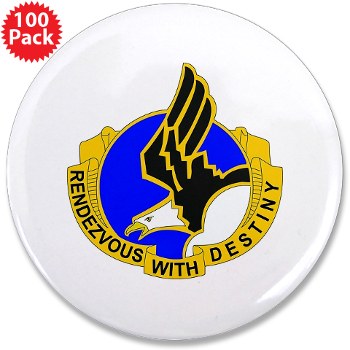 101ABN - M01 - 01 - DUI - 101st Airborne Division 3.5" Button (100 pack)